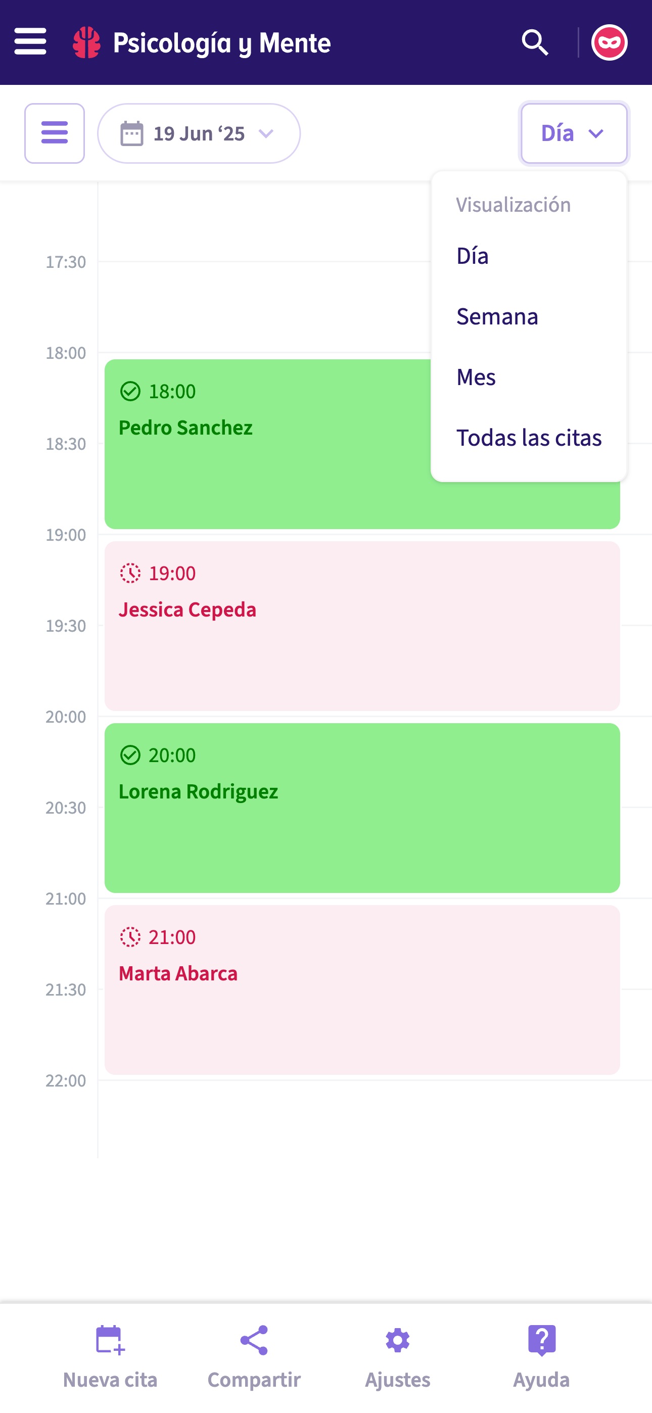 Sistema de citas